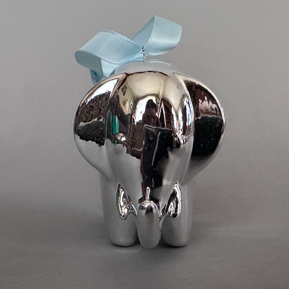 NIB Jonathan Adler Menagerie Silver Elephant Discontinued Style! - Picture 4 of 5